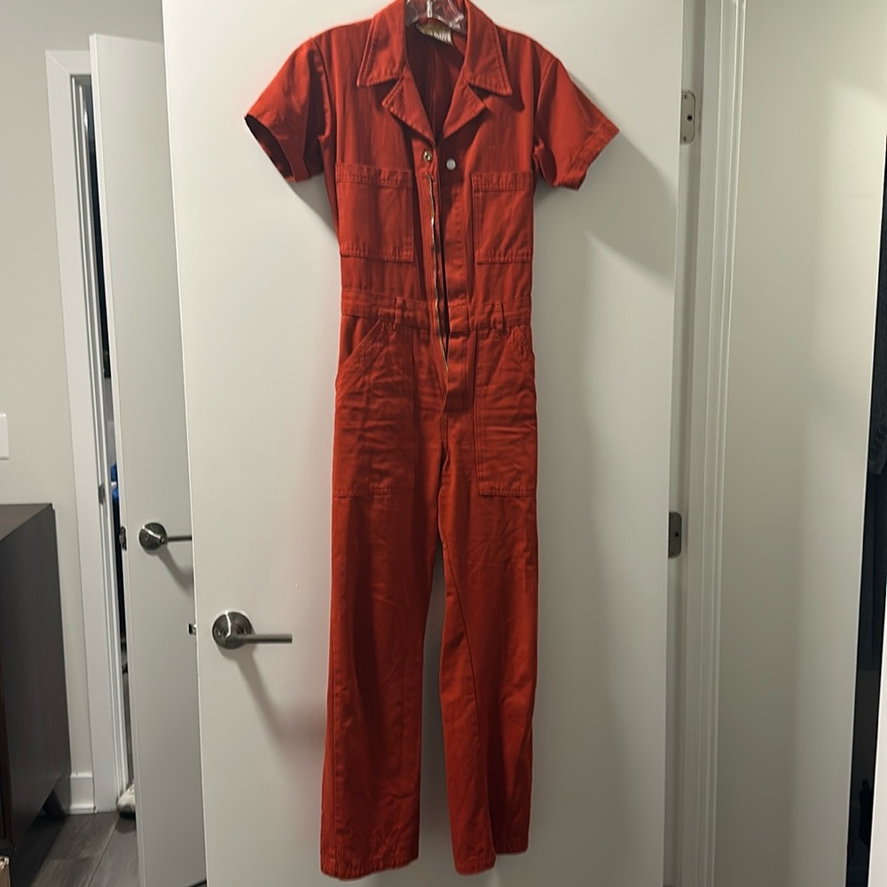 Big bud press, orange jumpsuit, like new, xs